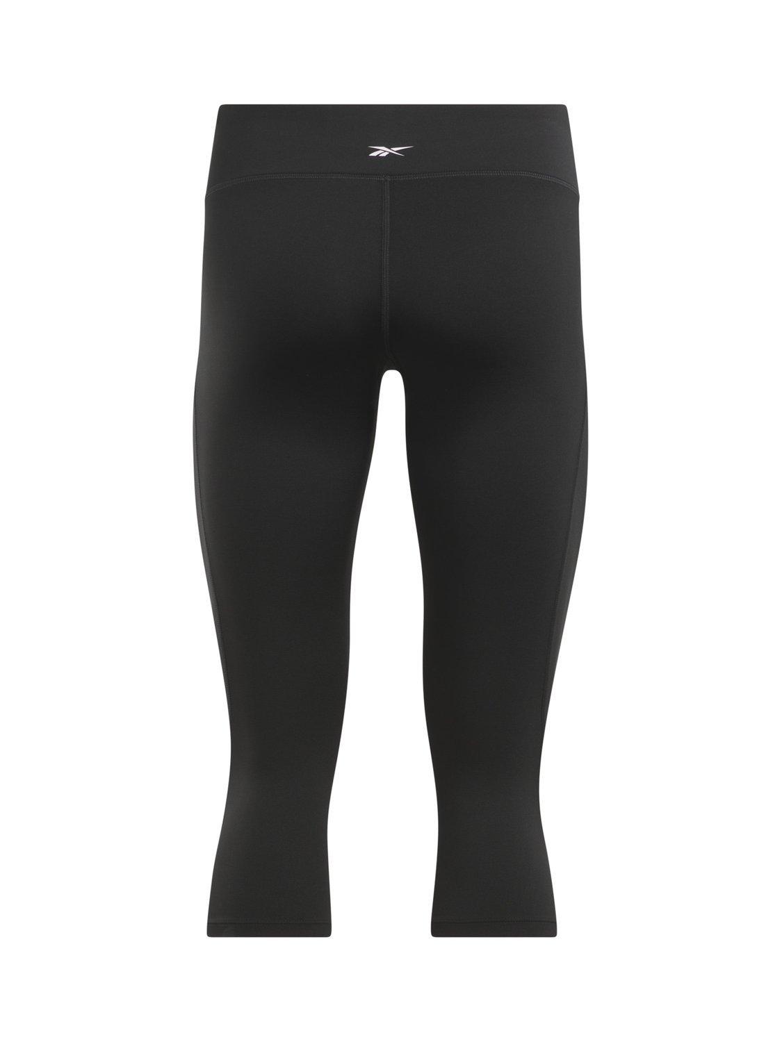 Product image 2 of 2, which shows Reebok Women's ID Train Capri-Length Leggings, Nghblk, XS