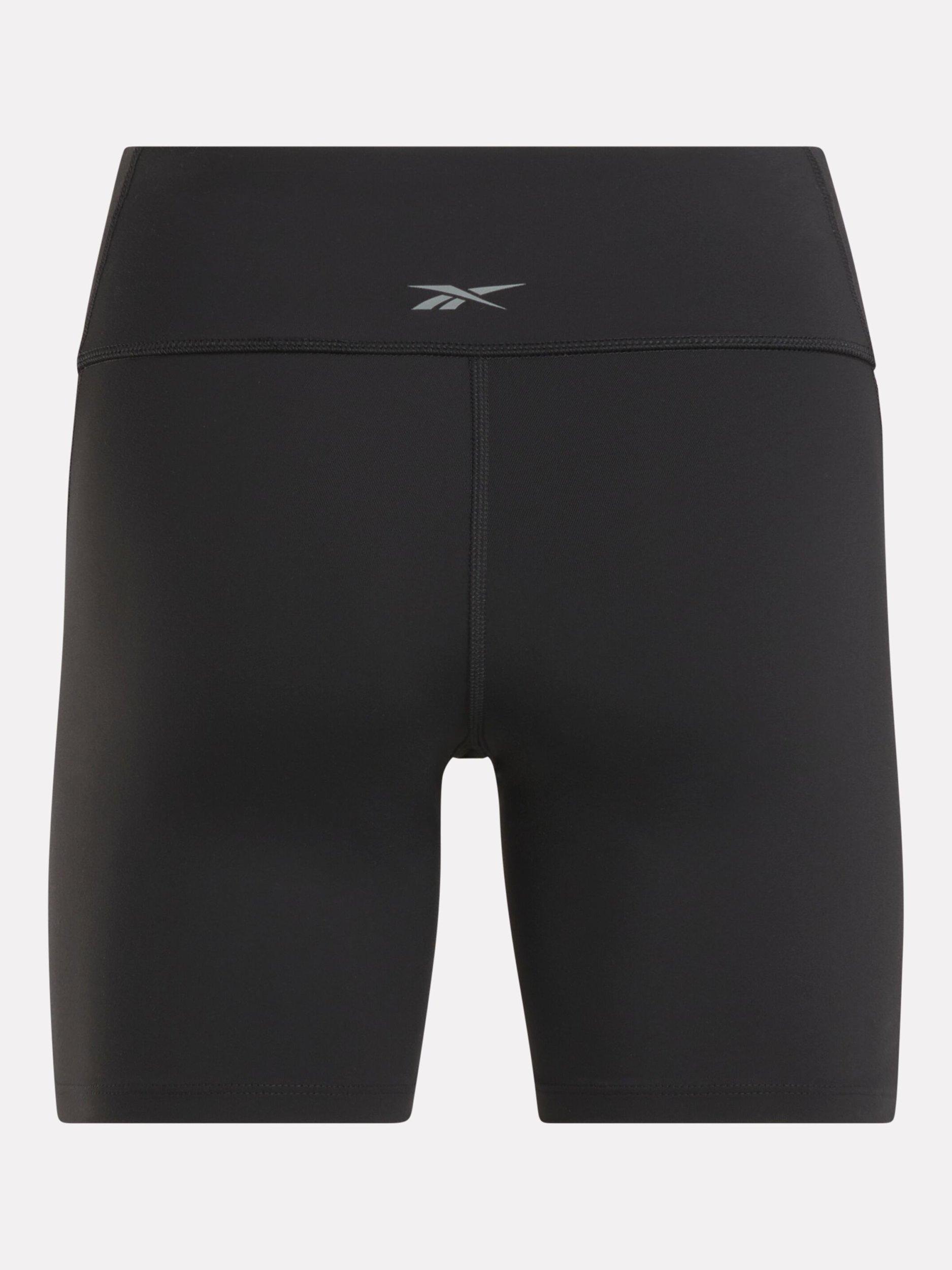 Product image 2 of 5, which shows Reebok Women's Performance Nylux Sports Shorts, Black, XS