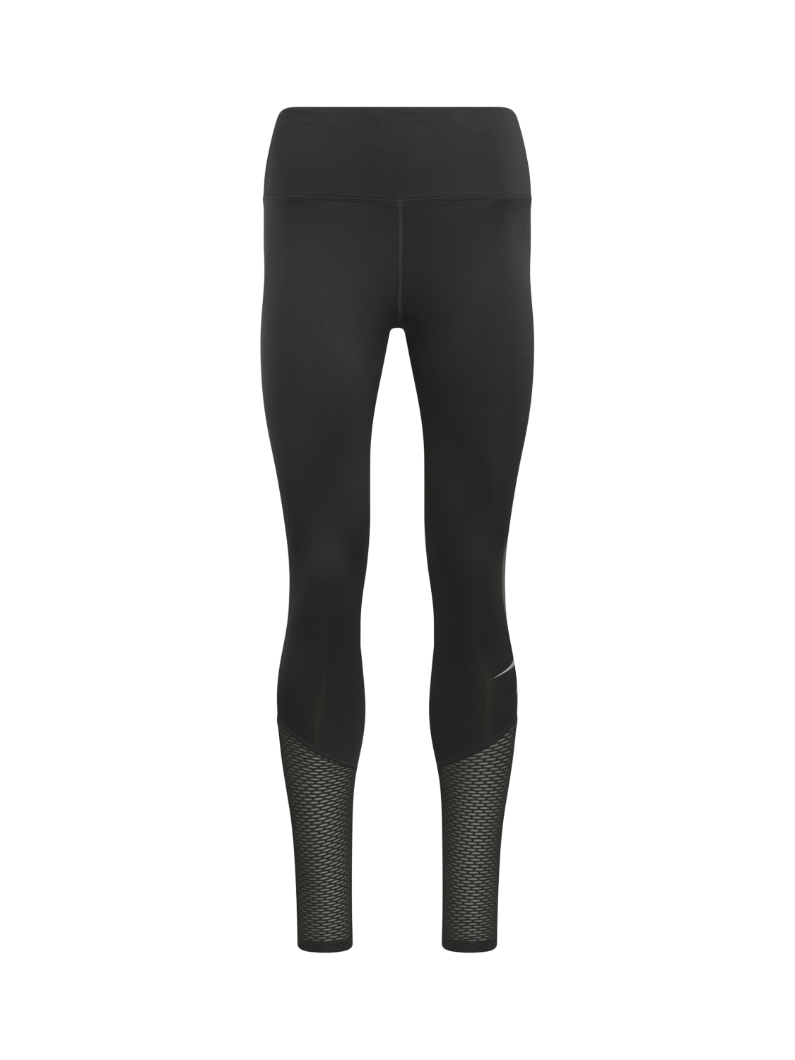 Product image 1 of 2, which shows Reebok Women's Hise-Rise Running Leggings, Nghblk, XS