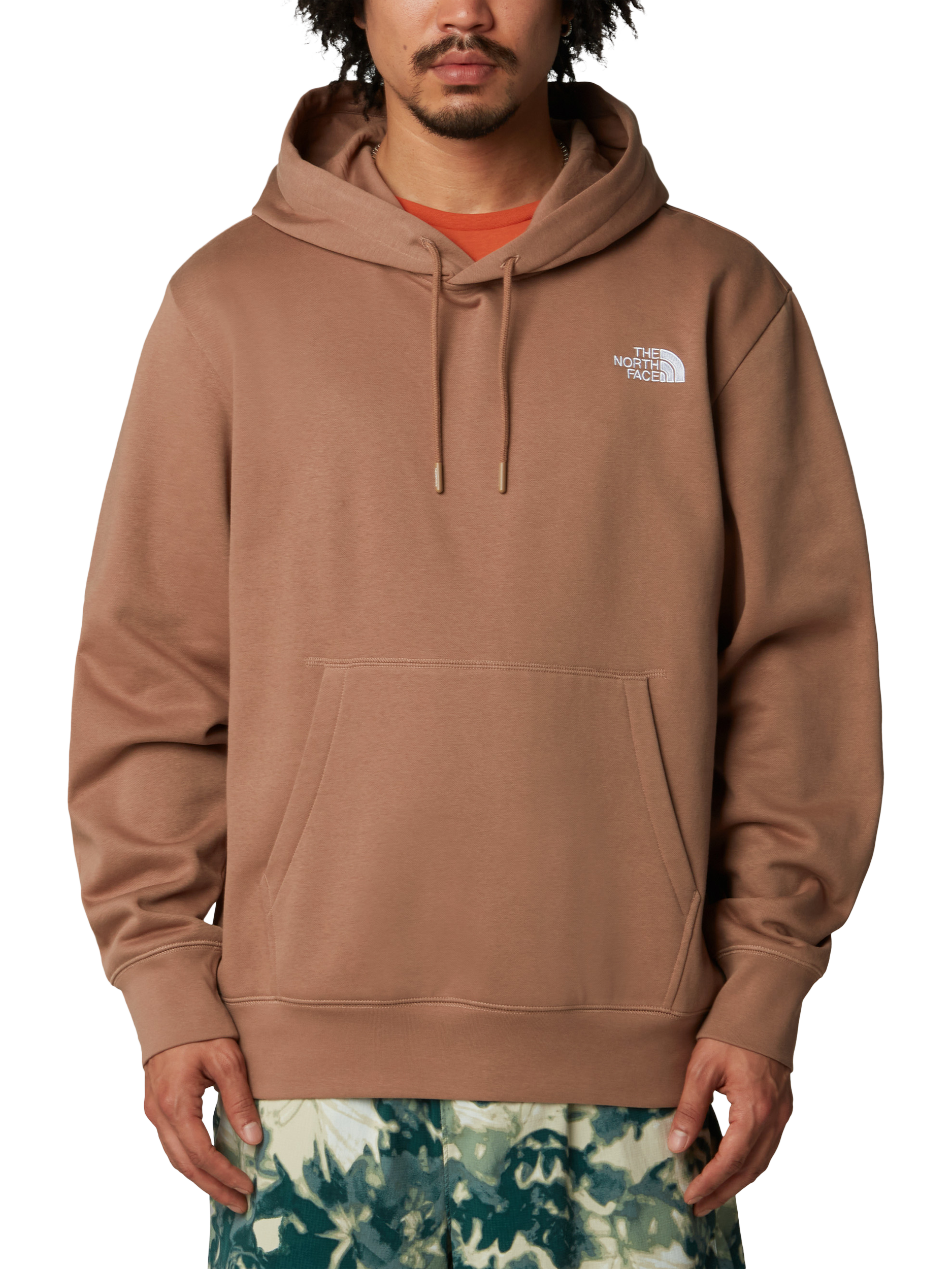 Product image 1 of 3, which shows The North Face Essential Hoodie, Latte, S