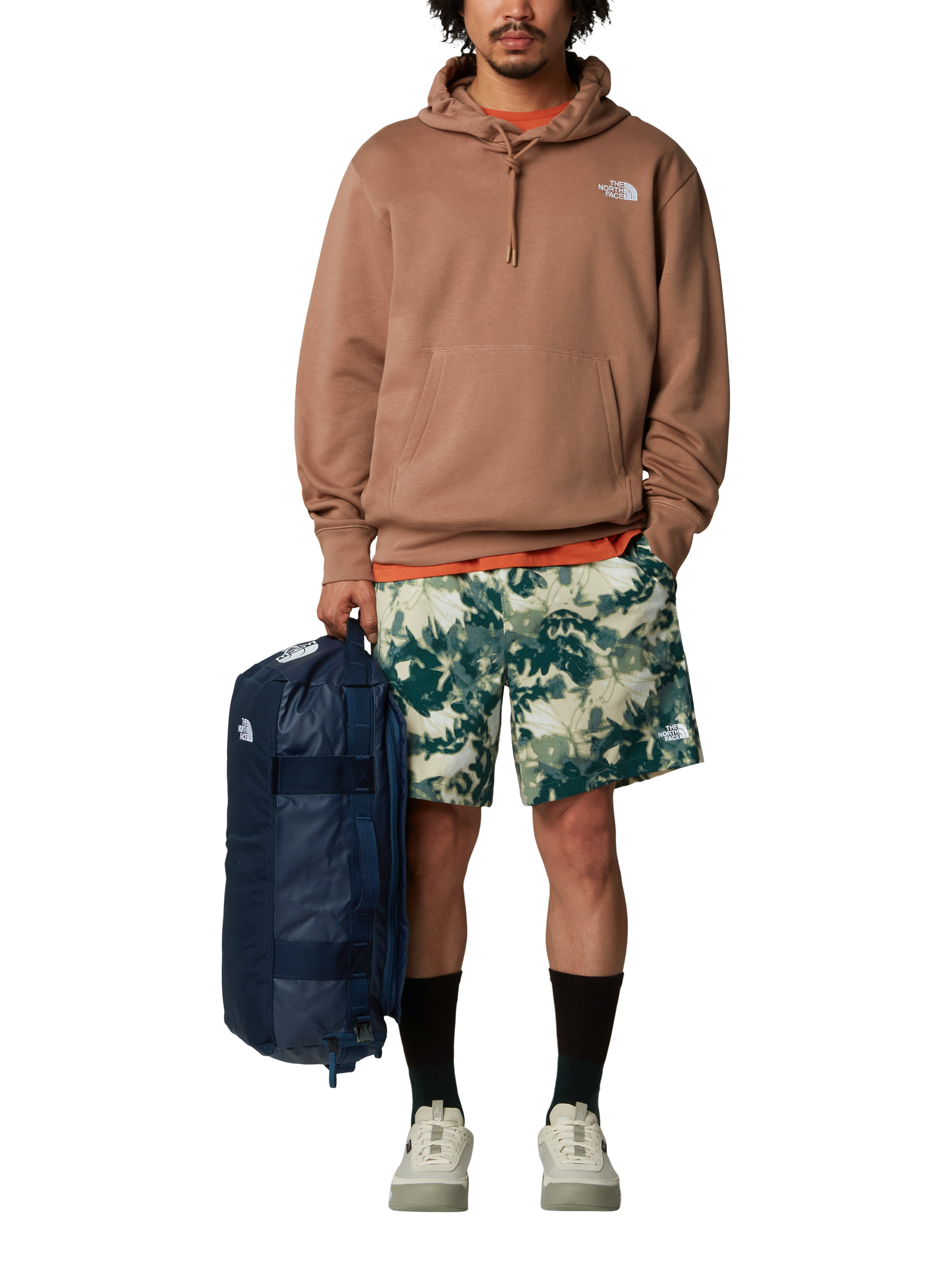 Product image 3 of 3, which shows The North Face Essential Hoodie, Latte, S
