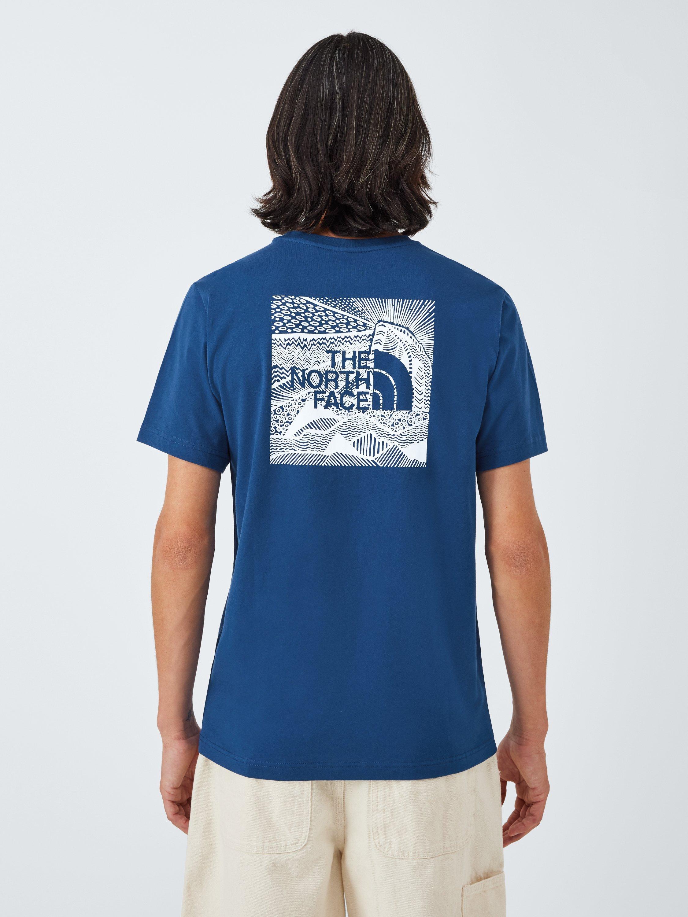Product image 2 of 6, which shows The North Face BOX NSE Regular Fit Back Logo Cotton T-Shirt, Estate Blue, L