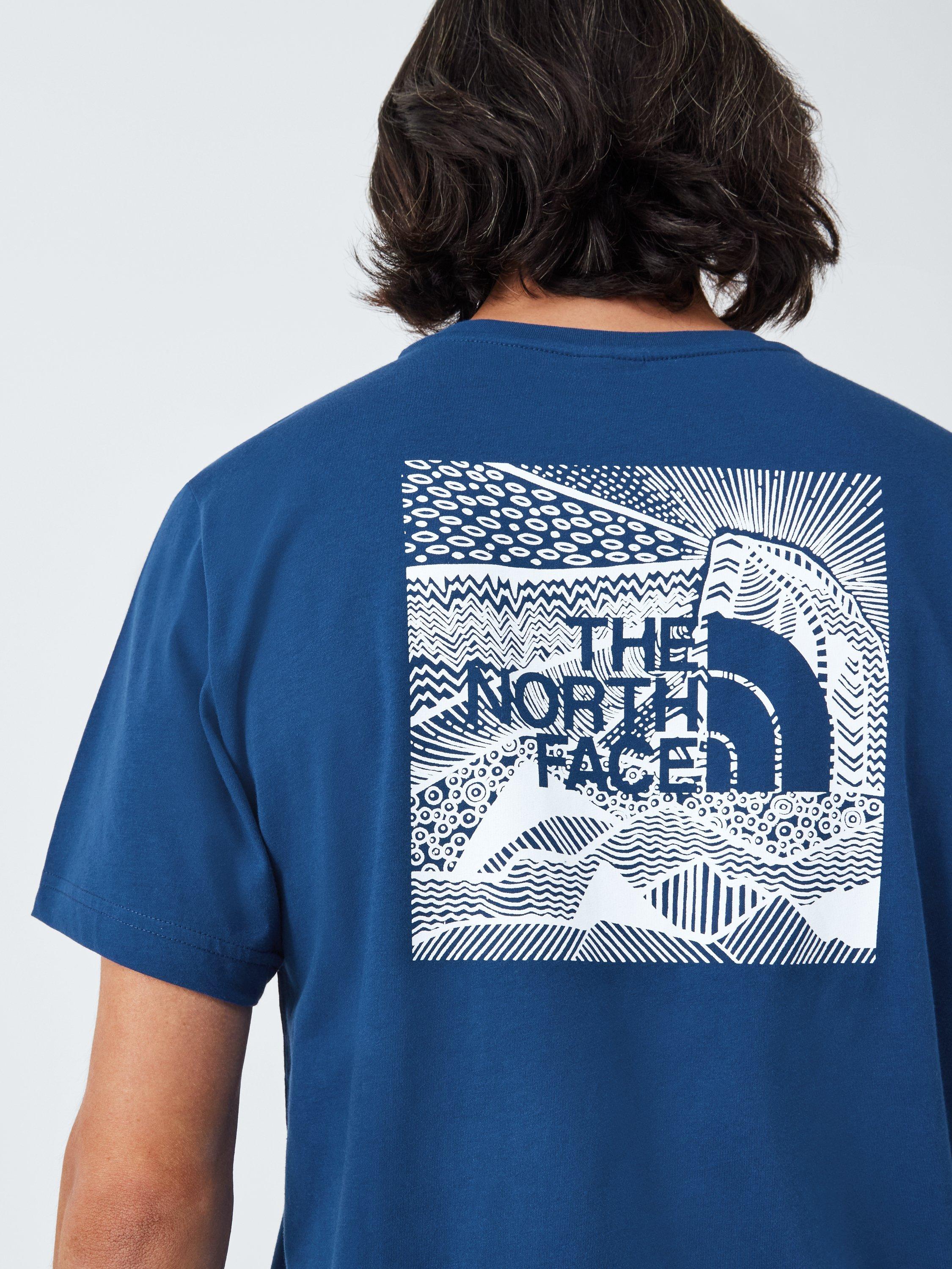 Product image 6 of 6, which shows The North Face BOX NSE Regular Fit Back Logo Cotton T-Shirt, Estate Blue, L