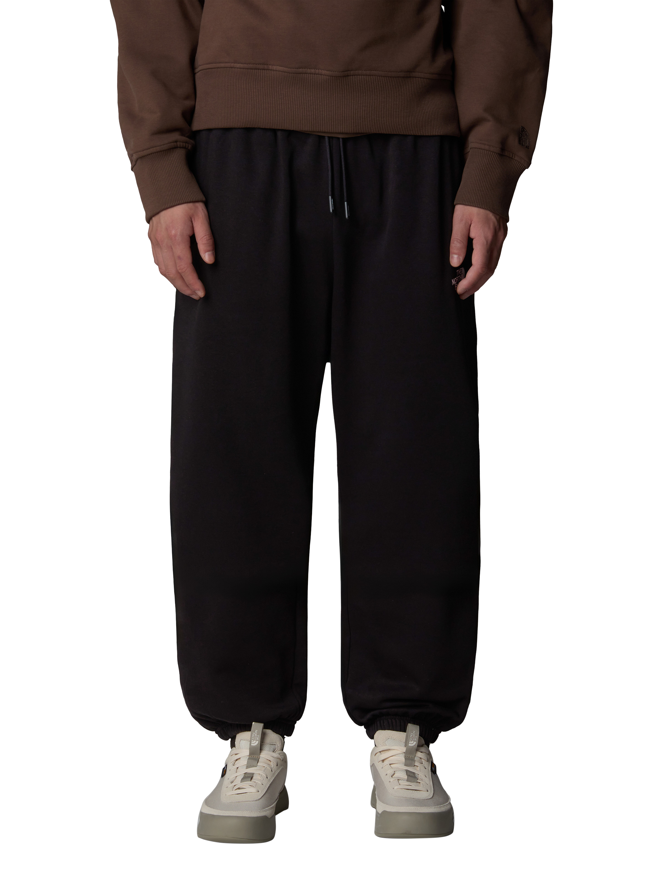 Product image 1 of 3, which shows The North Face Men's Essential Relaxed Straight Joggers, Black, S