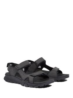 Timberland Lincoln Leather Sandals, Black - view 2, Black