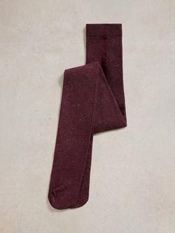White Stuff Sienna Sparkle Tights - view 2, Darkk Plum