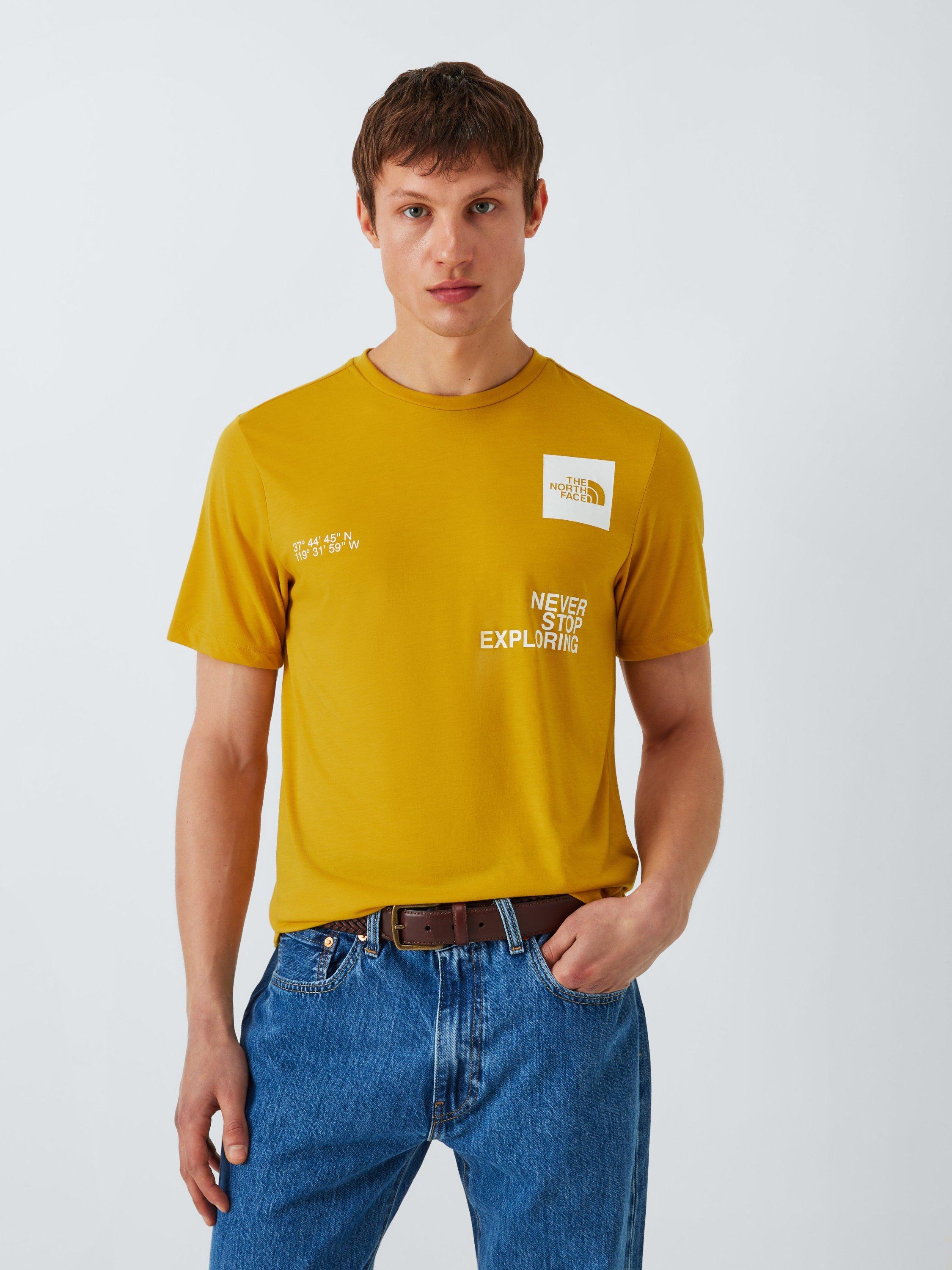 The North Face Mount Regular Fit Short Sleeve Coordinate Graphic T-Shirt, Turmeric