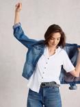 White Stuff Annie Short Sleeve Shirt, White