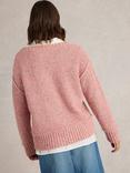 White Stuff Tammy Textured Organic Cotton Rich Jumper