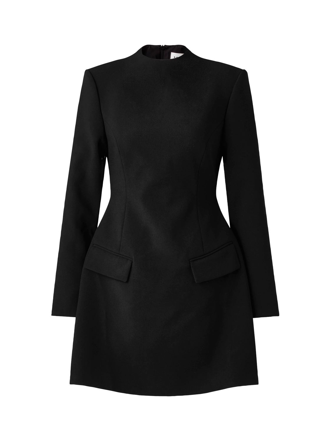 Product image 5 of 5, which shows Malina Leanna Mini Dress, Black, 8