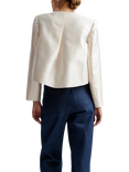 Malina Ruthie Slit Sleeve Top, Ivory