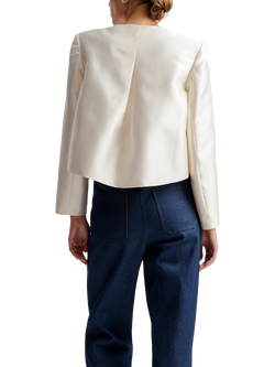 Malina Ruthie Slit Sleeve Top - view 2, Ivory