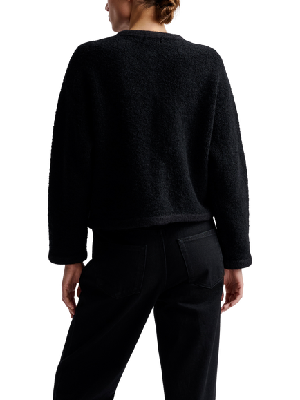 Malina Carly Wool Rich Cardigan, Black - view 2, Black