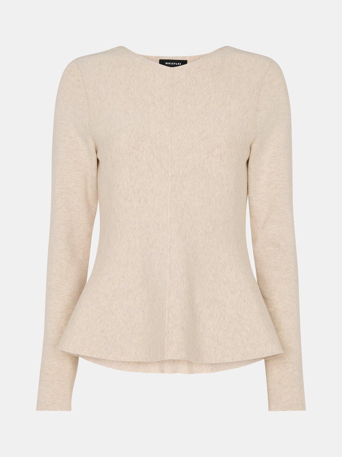 即納1点のみ【heve】Arch Peplum knit charcoal Arch Peplum knit charcoal | HEVE