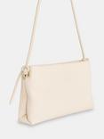 Whistles Amity Leather Triple Pouch Bag, Ivory