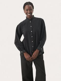 Part Two Ferah Denim Shirt, Washed Black, Washed Black