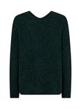 MOS MOSH Thora V-Neck Wool Blend Jumper, Dark Pine
