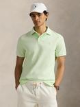 Polo Ralph Lauren Cotton Custom Slim Fit Garment-Dyed Polo Shirt, Leaf