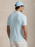 Polo Ralph Lauren Cotton Custom Slim Fit Garment-Dyed Polo Shirt, Sky