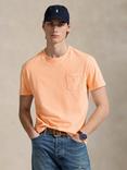 Polo Ralph Lauren Cotton Custom Slim Fit Short Sleeve Pocket T-Shirt, Amber