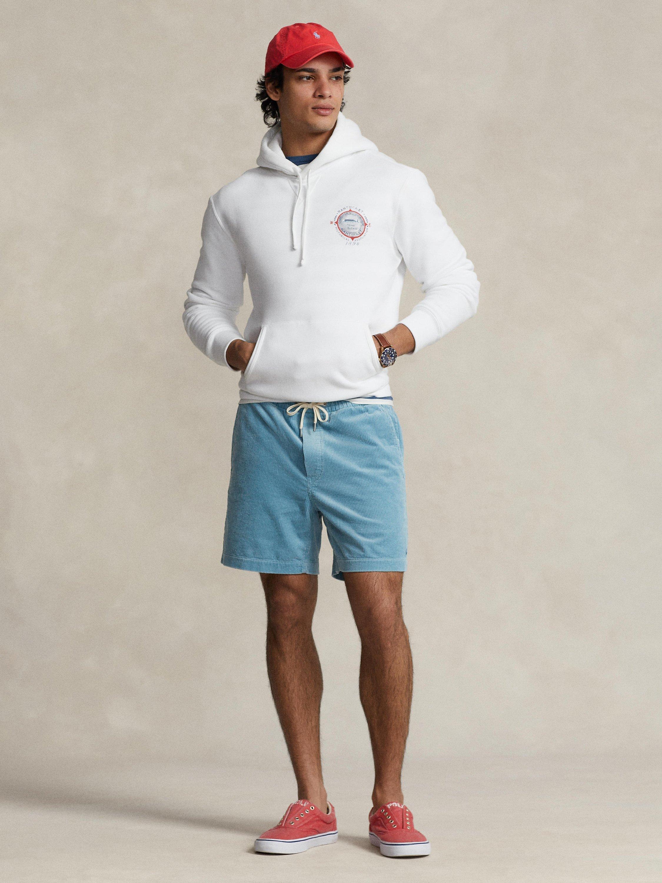 Product image 4 of 5, which shows Polo Ralph Lauren Prepster Cotton Corduroy Shorts, Blue Note, S