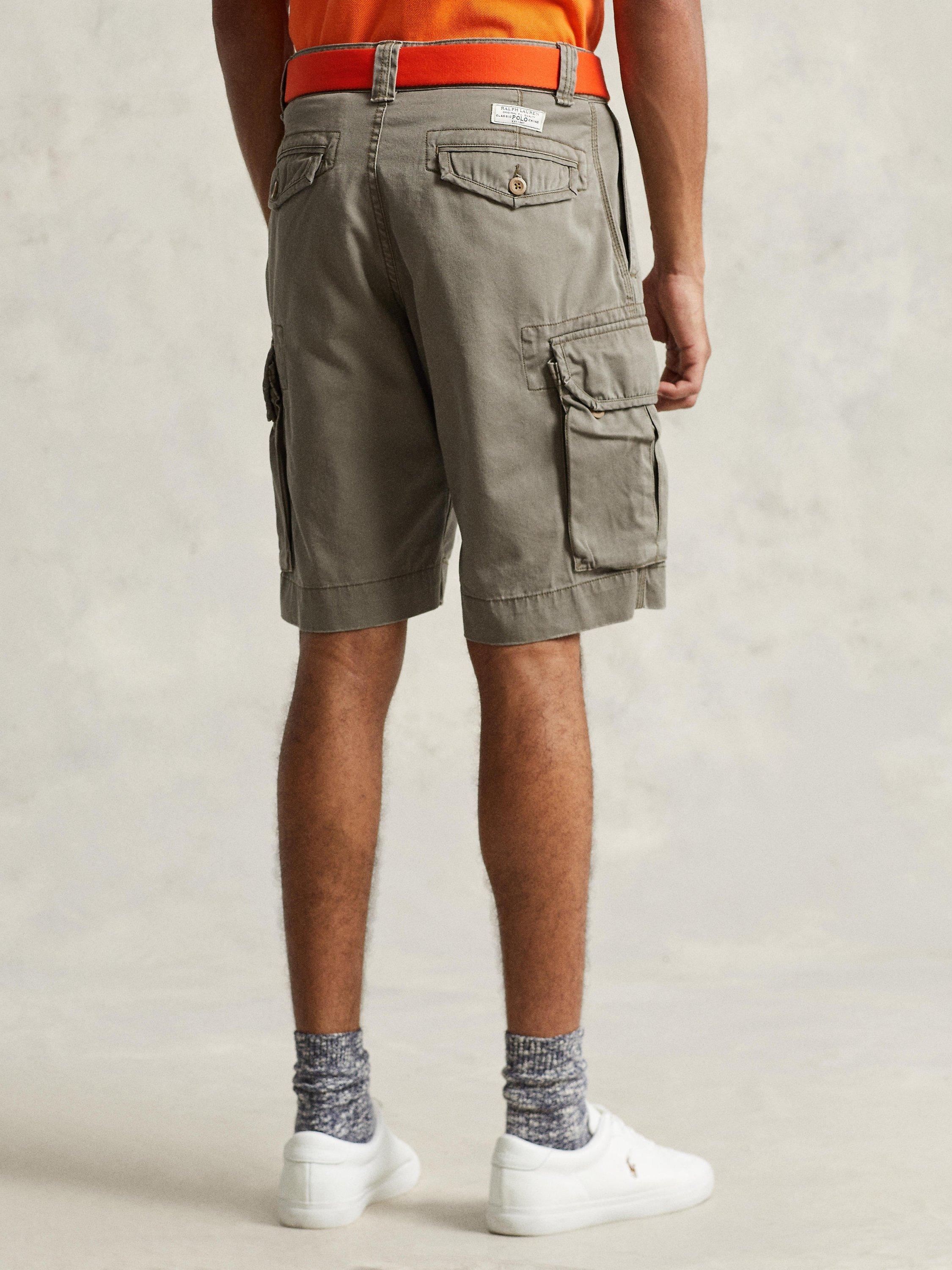 Product image 2 of 5, which shows Polo Ralph Lauren Gellar Cargo Shorts, Mountain Green, 32R