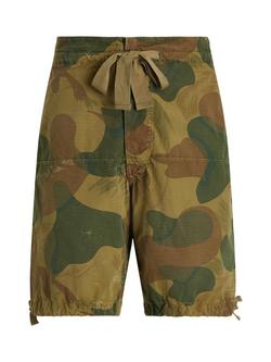 Polo Ralph Lauren Beachcomber Camo Print Cotton Canvas Shorts, Paint Stroke Camo, Paint Stroke Camo