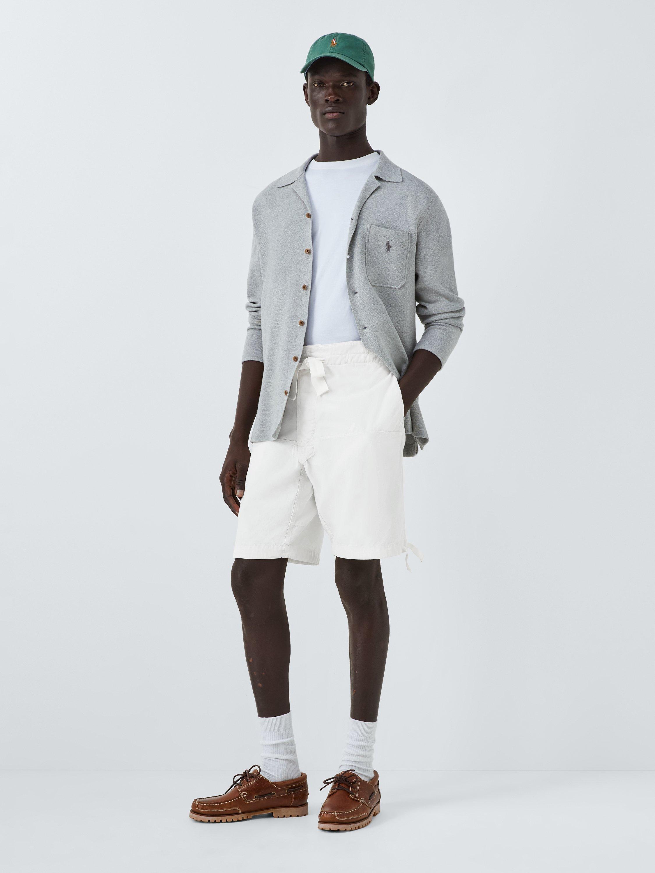Product image 3 of 6, which shows Polo Ralph Lauren Beachcomber Cotton Canvas Surplus Shorts, Deckwash White, S