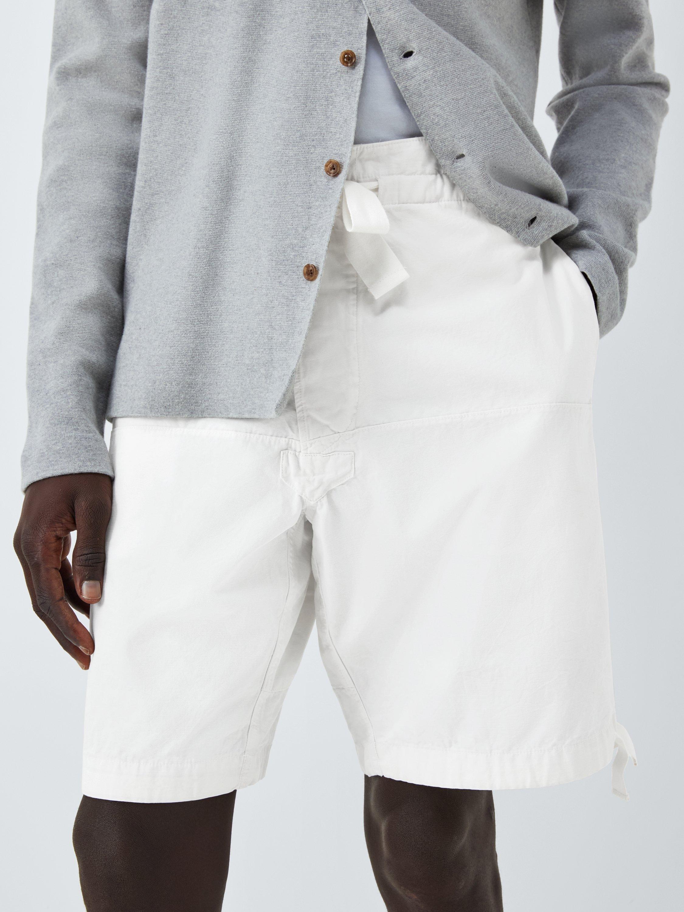 Product image 5 of 6, which shows Polo Ralph Lauren Beachcomber Cotton Canvas Surplus Shorts, Deckwash White, S