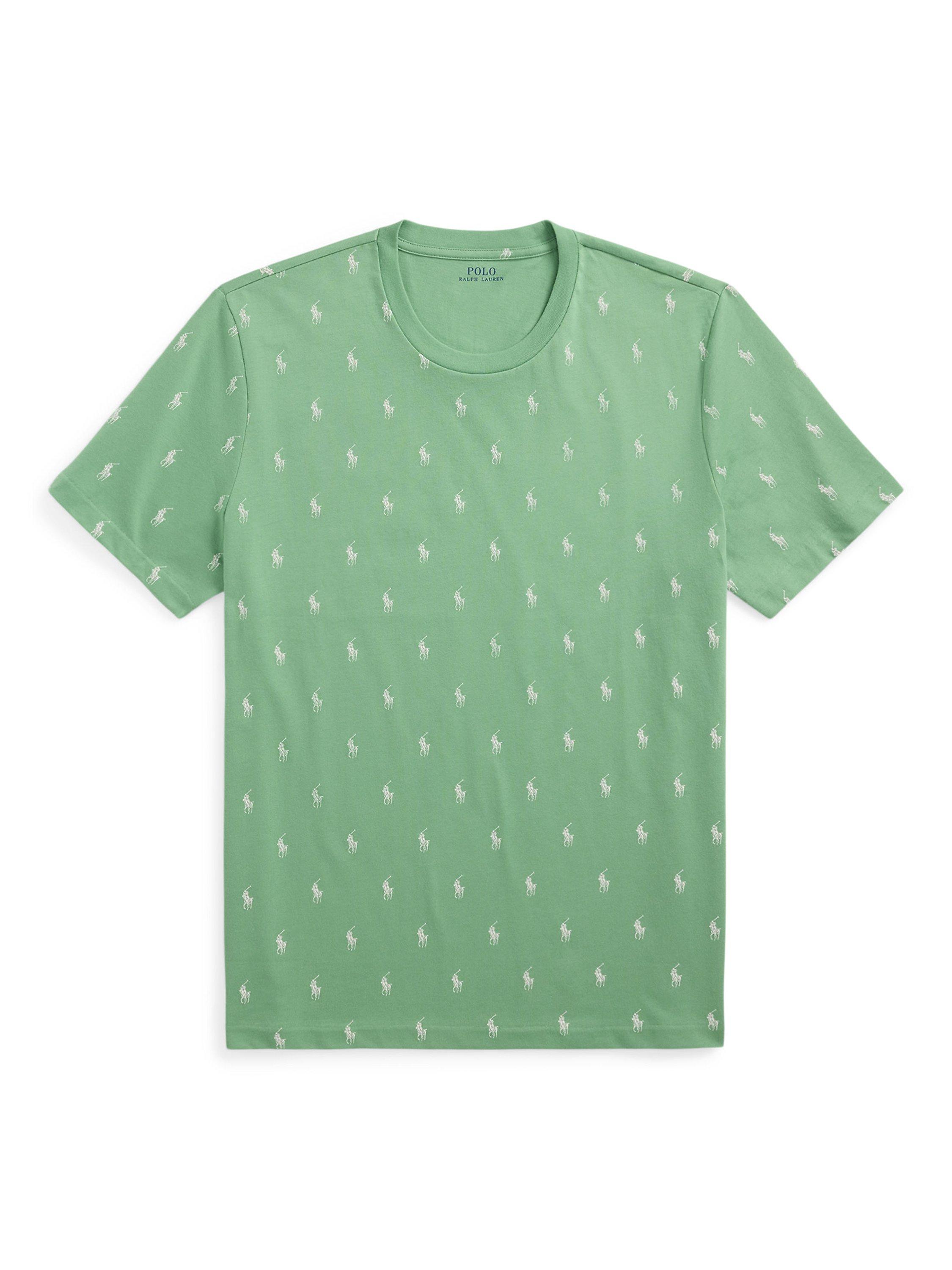 Product image 3 of 3, which shows Polo Ralph Lauren Cotton Lounge T-Shirt, Pistachio Aopp, M
