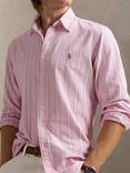 Ralph Lauren Stripe Cotton Custom Fit Oxford Shirt