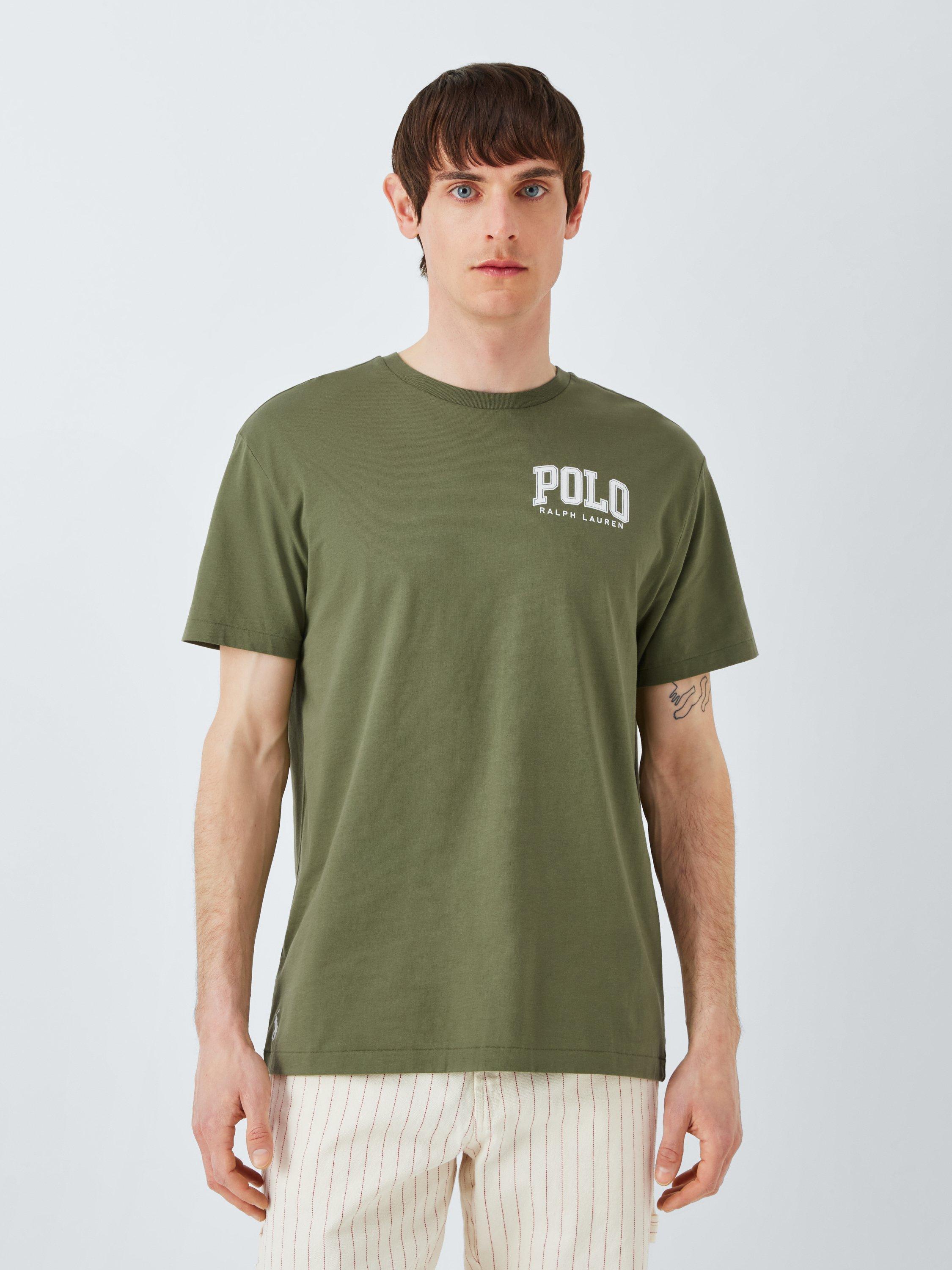 Polo Ralph Lauren Logo Cotton T-Shirt, Tree Green
