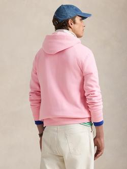 Ralph Lauren Cotton Blend Fleece Hoodie, Carmel Pink - view 2, Carmel Pink/C7349