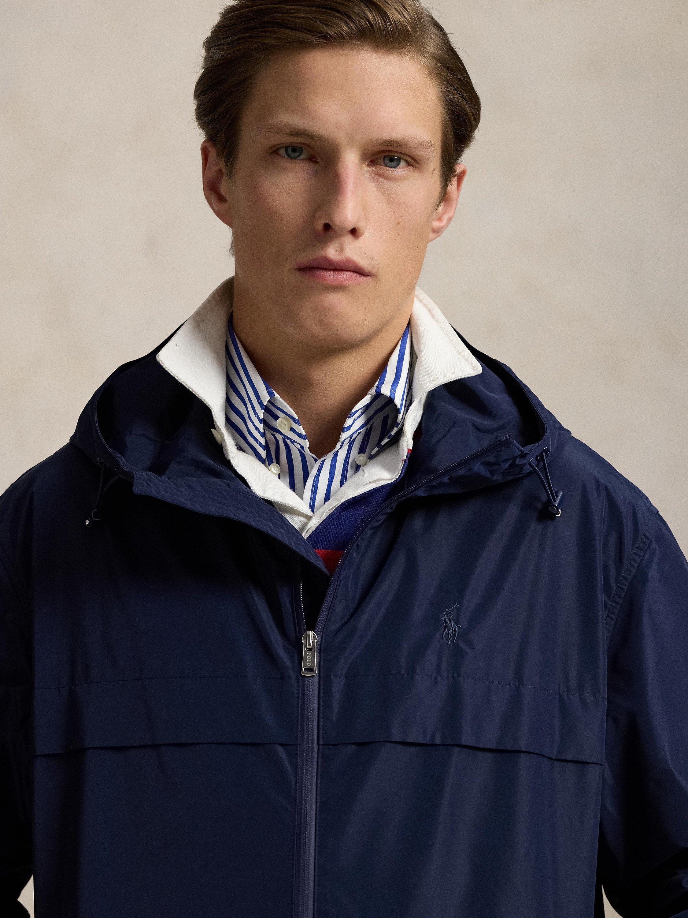 Product image 5 of 6, which shows Polo Ralph Lauren Water-Repellent Windbreaker Jacket, Newport Navy, S