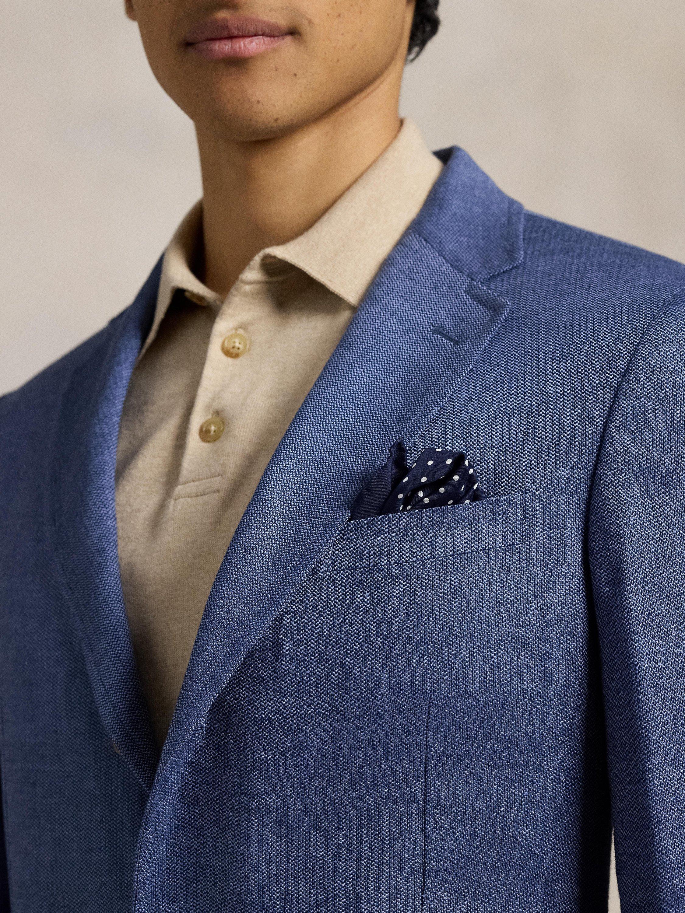 Product image 3 of 5, which shows Polo Ralph Lauren Soft Modern Twill Blazer, Navy, 38R