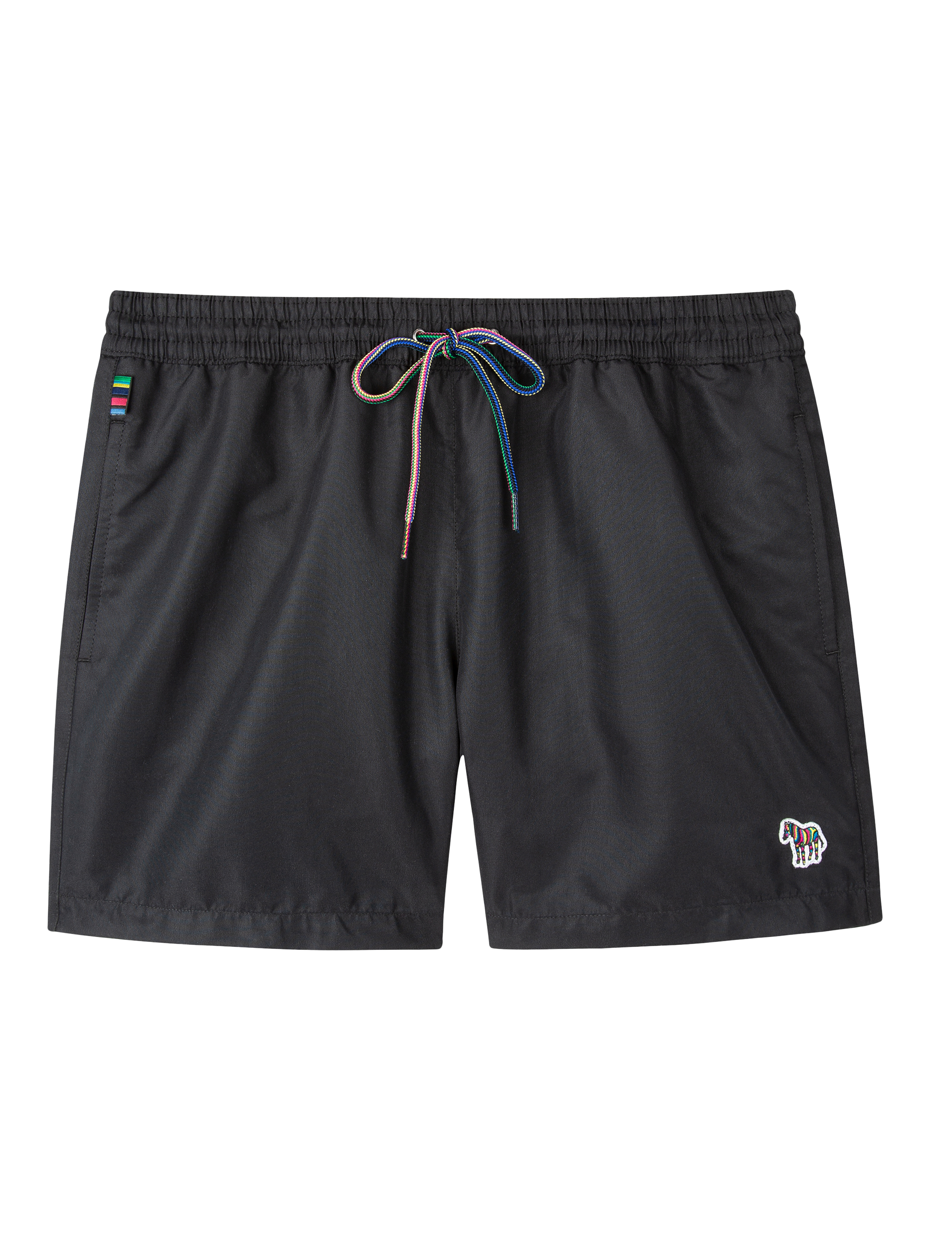 Product image 1 of 3, which shows Paul Smith Zebra Logo Swim Shorts, Black, S