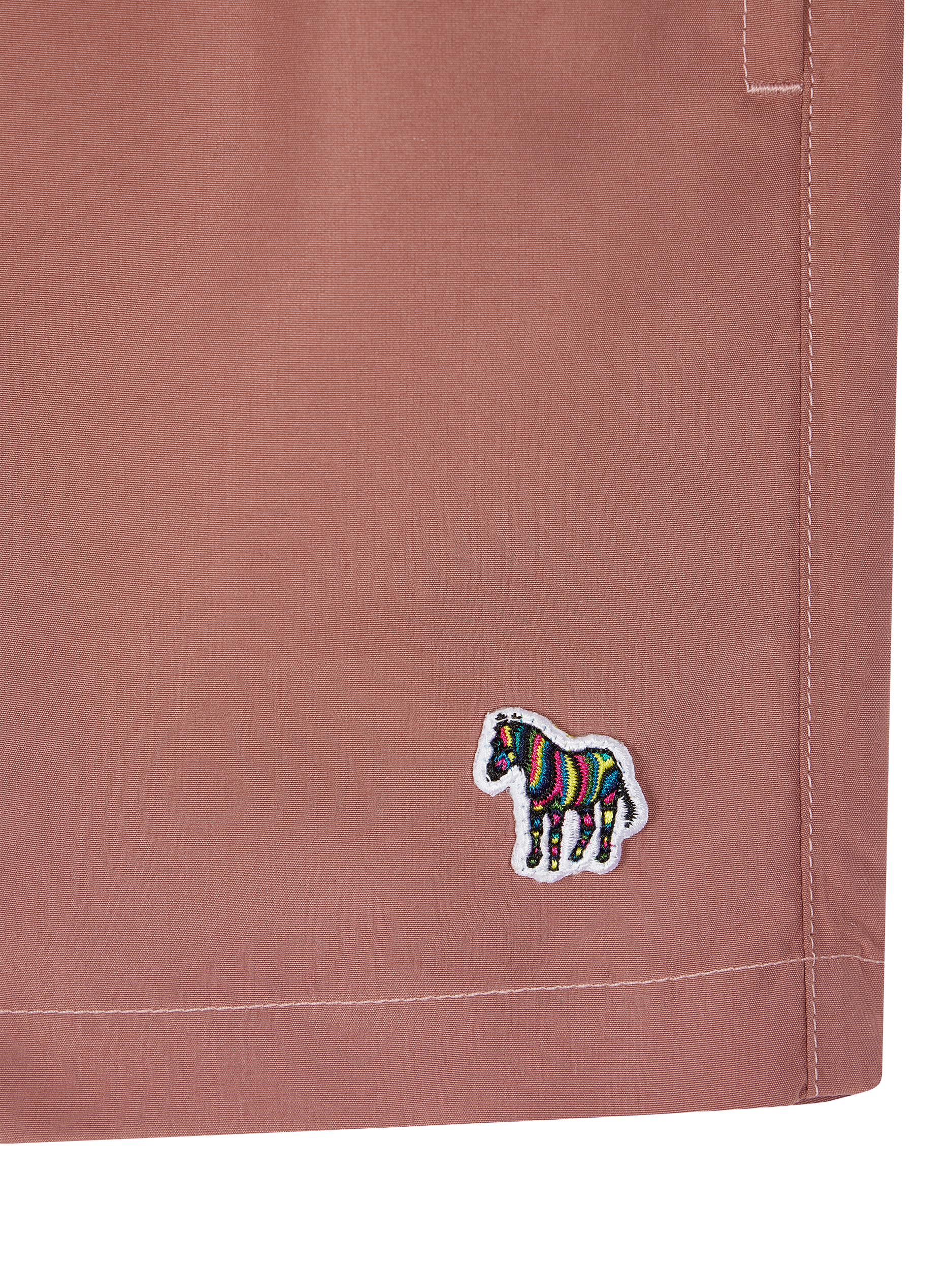 Product image 2 of 2, which shows Paul Smith Zebra Logo Swim Shorts, Pink Mid, S