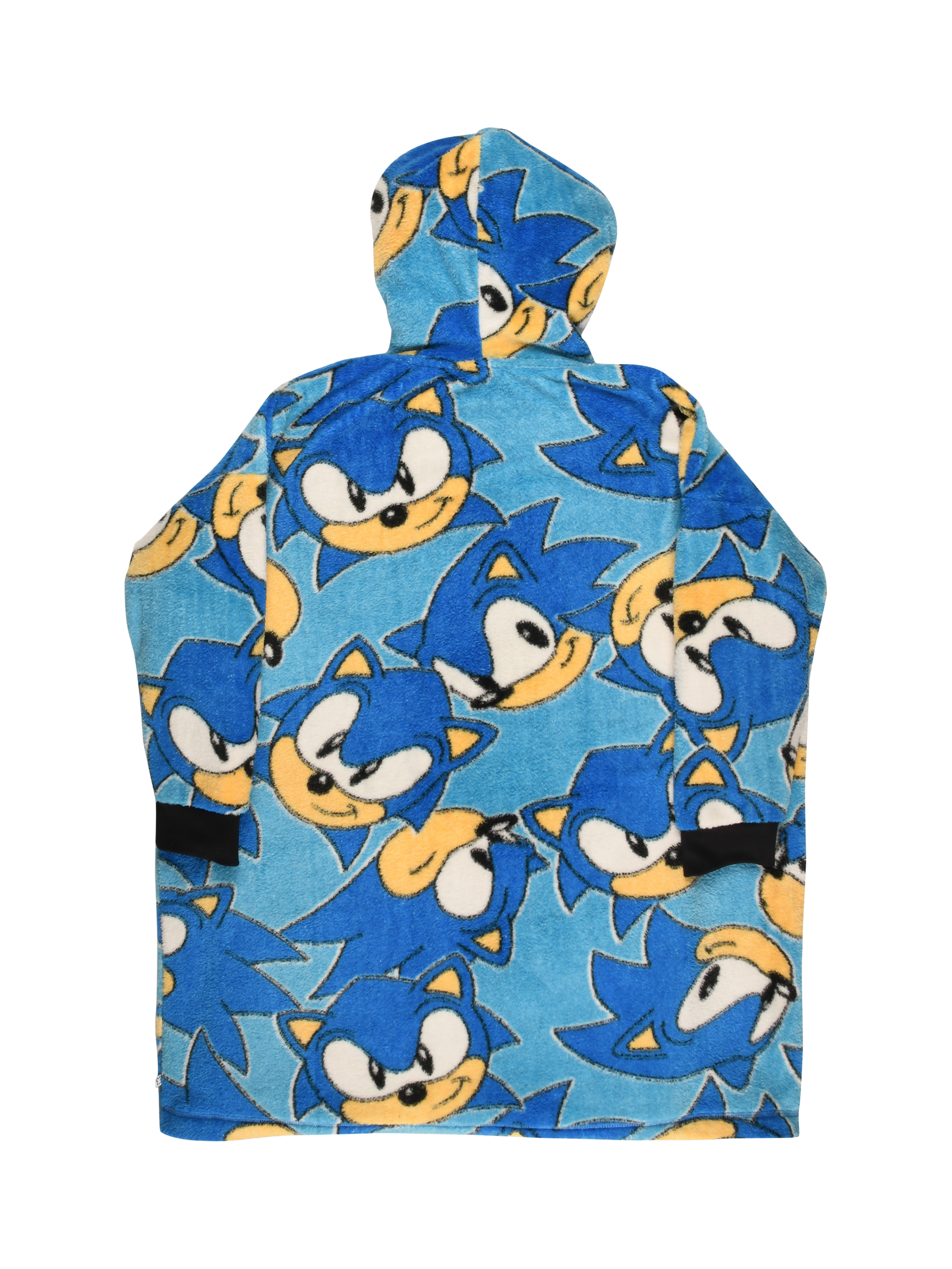 Product image 4 of 4, which shows Brand Thread Sonic Hooded Blanket, Blue, One Size