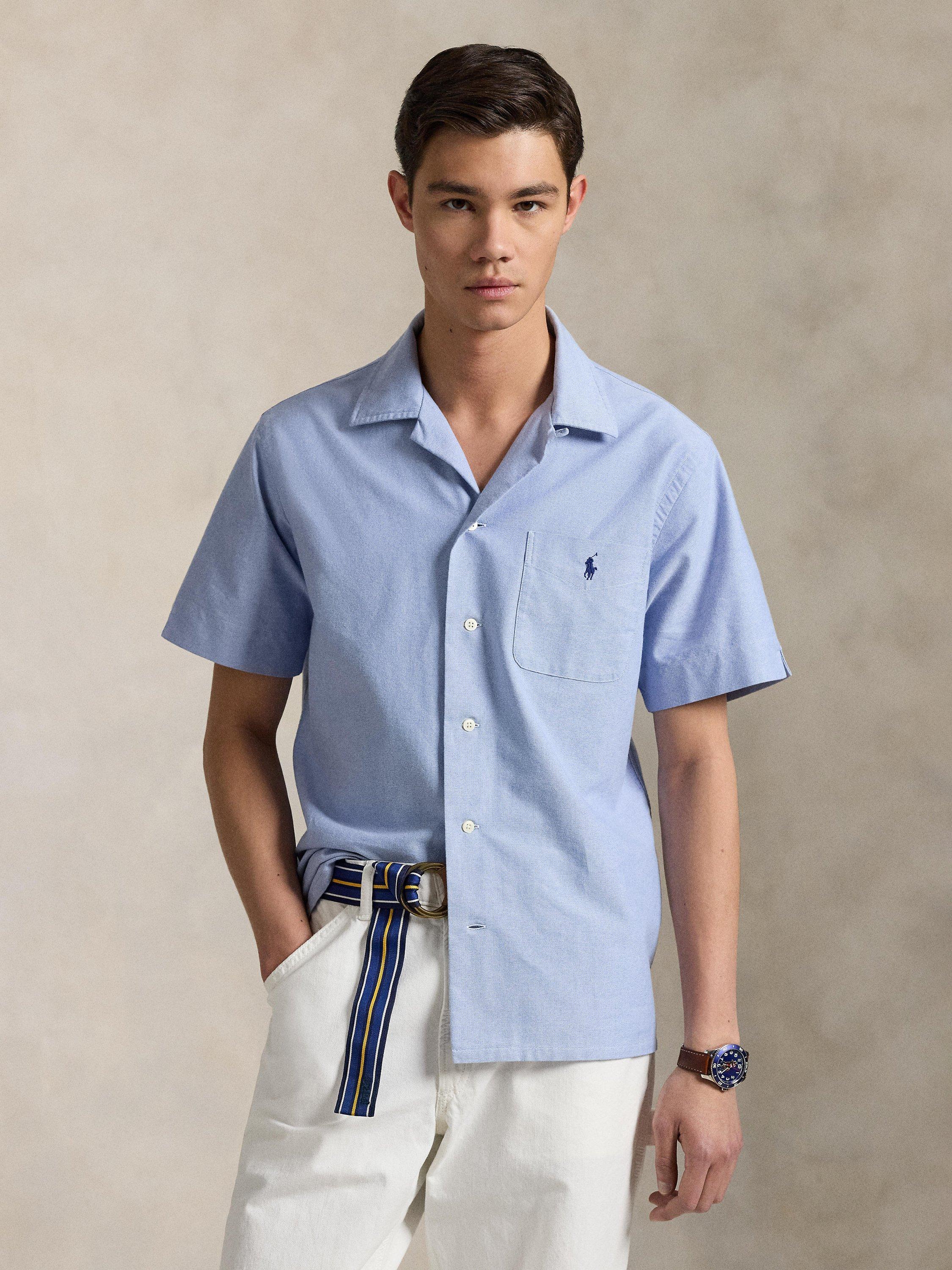 Ralph Lauren Cotton Regular Fit Oxford Shirt, Blue