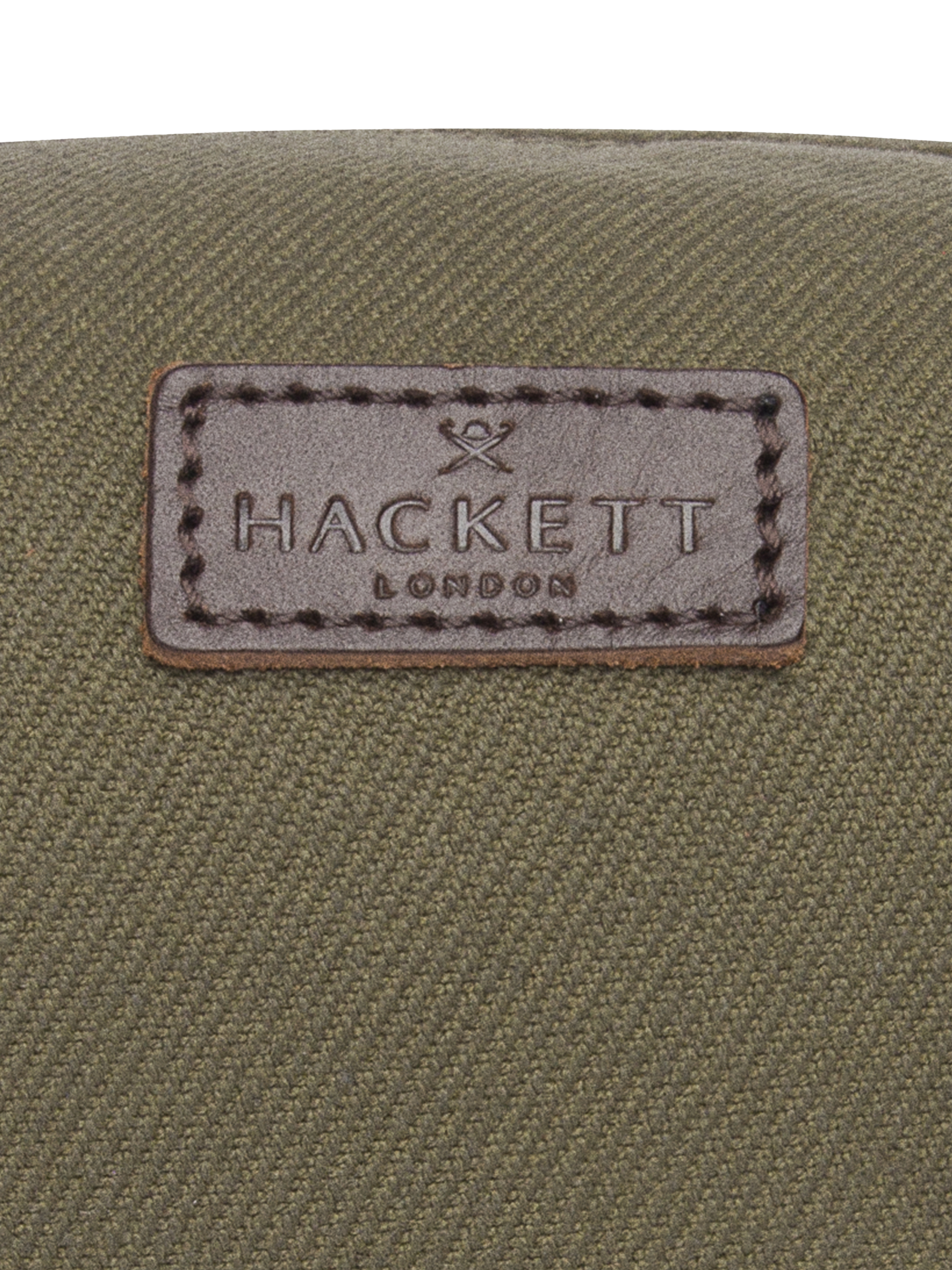 Product image 4 of 4, which shows Hackett London Cotton Canvas Wash Bag, Regent Green