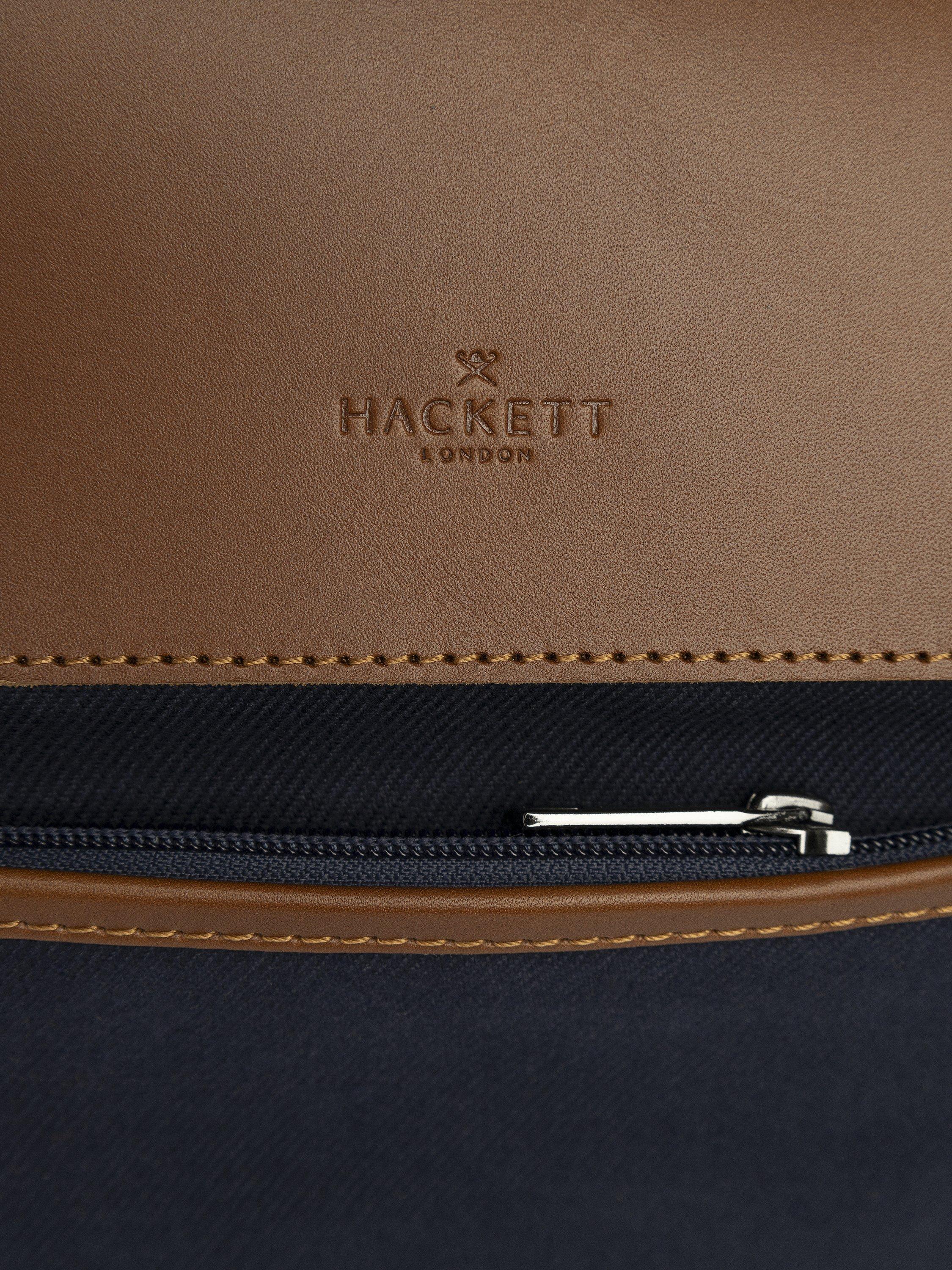 Product image 3 of 4, which shows Hackett London Cotton Canvas Travel Bag, Navy