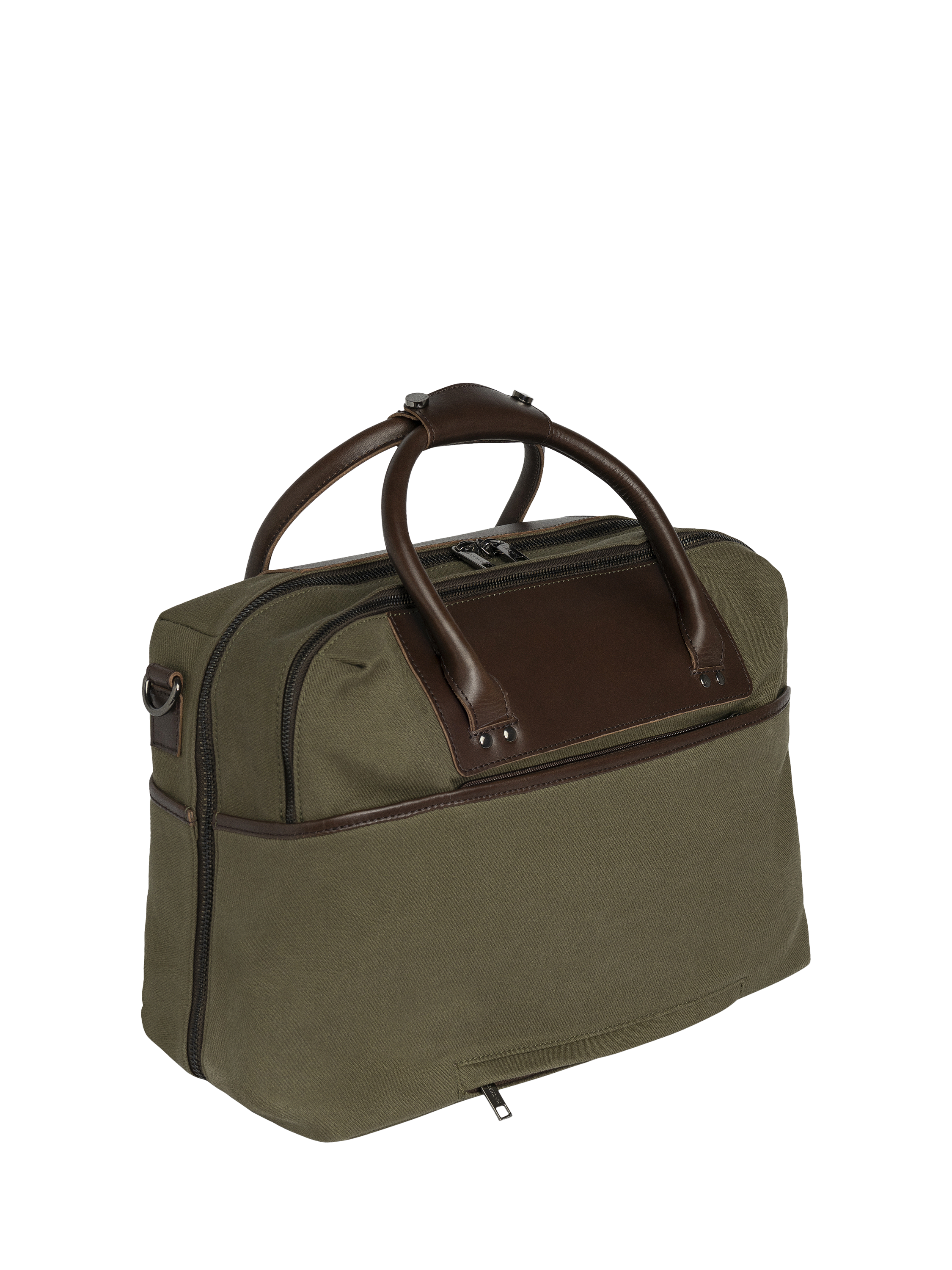 Product image 2 of 4, which shows Hackett London Cotton Canvas Travel Bag, Regent Green