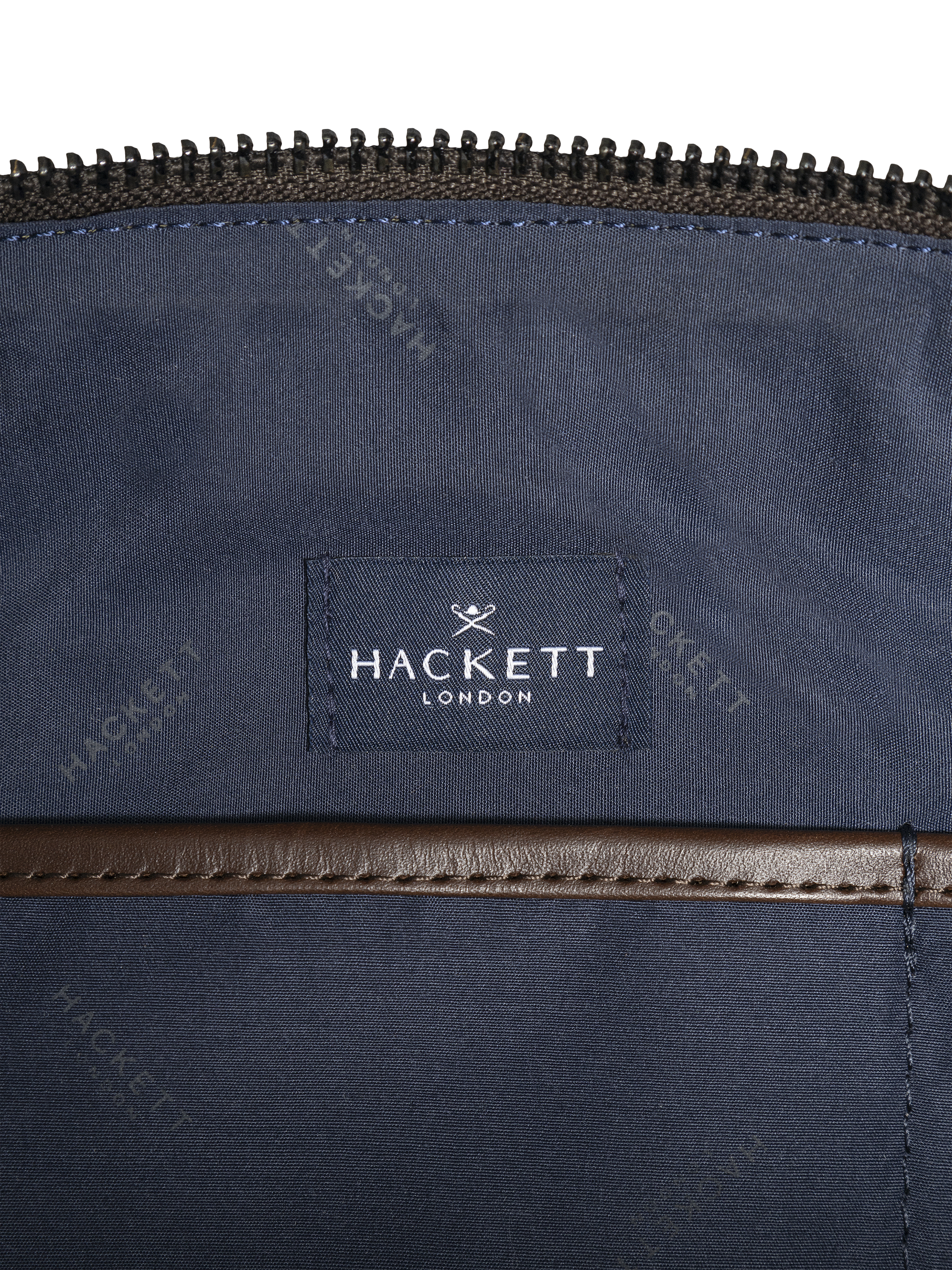 Product image 4 of 4, which shows Hackett London Cotton Canvas Travel Bag, Regent Green