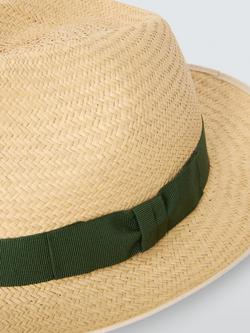 Christys' Panama Hat - view 2, White Multi