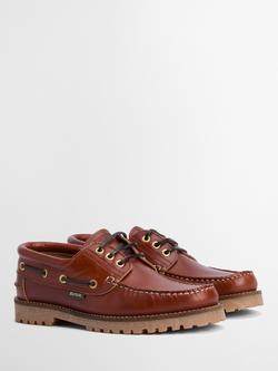 Barbour Re-Engineered Deck Boat Shoes, Tan - view 2, Tan