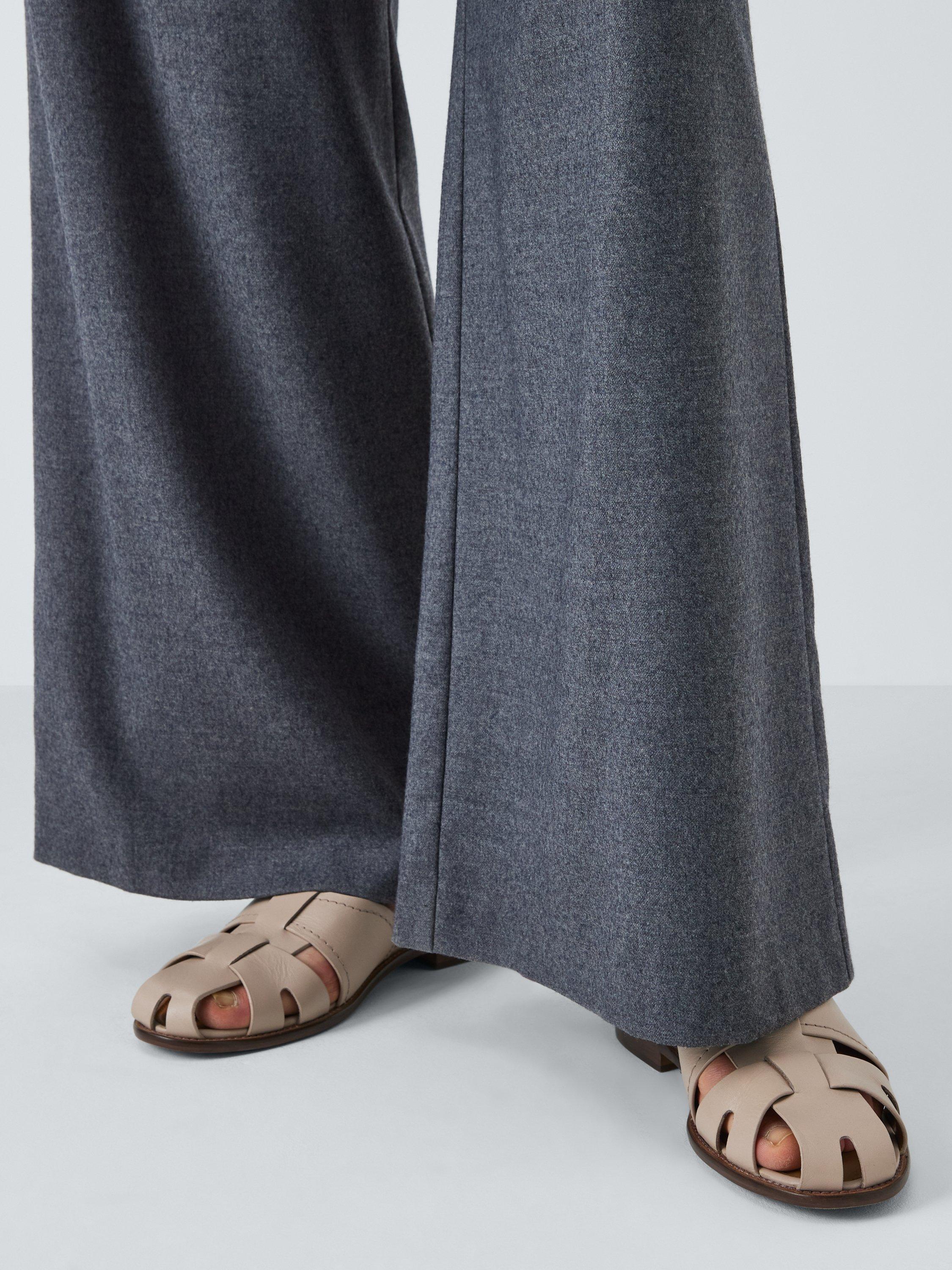 Product image 2 of 6, which shows John Lewis Lisboa Leather Smart Fisherman Shoe Sandals, Beige, 3