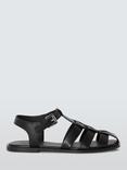 John Lewis ANYDAY Langham Leather Casual Slingback Fisherman Sandals
