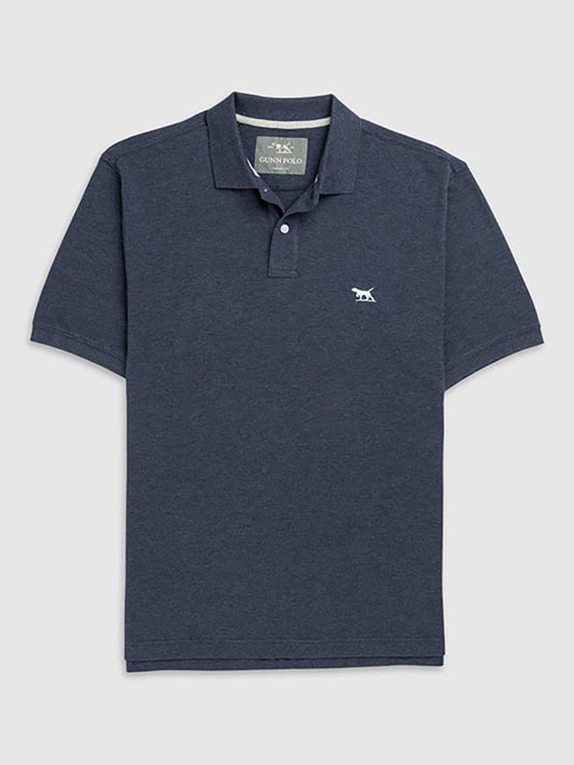 Product image 4 of 5, which shows Rodd & Gunn The Original Gunn Cotton Straight Fit Short Sleeve Polo Shirt, Adriatic, XS