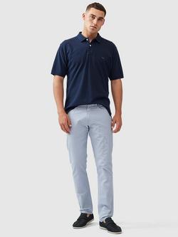 Rodd & Gunn The Original Gunn Cotton Straight Fit Short Sleeve Polo Shirt - view 2, Eclipse