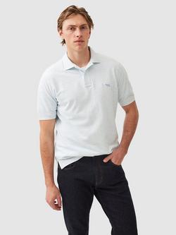 Rodd & Gunn The Original Gunn Cotton Straight Fit Short Sleeve Polo Shirt, Mist